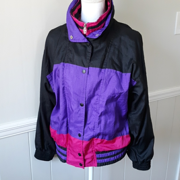 Vintage 90's Colorful bomber jacket - Picture 2 of 6